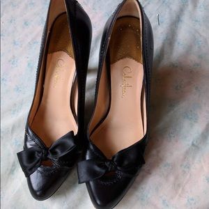 Black Cole Haan Bow Pumps